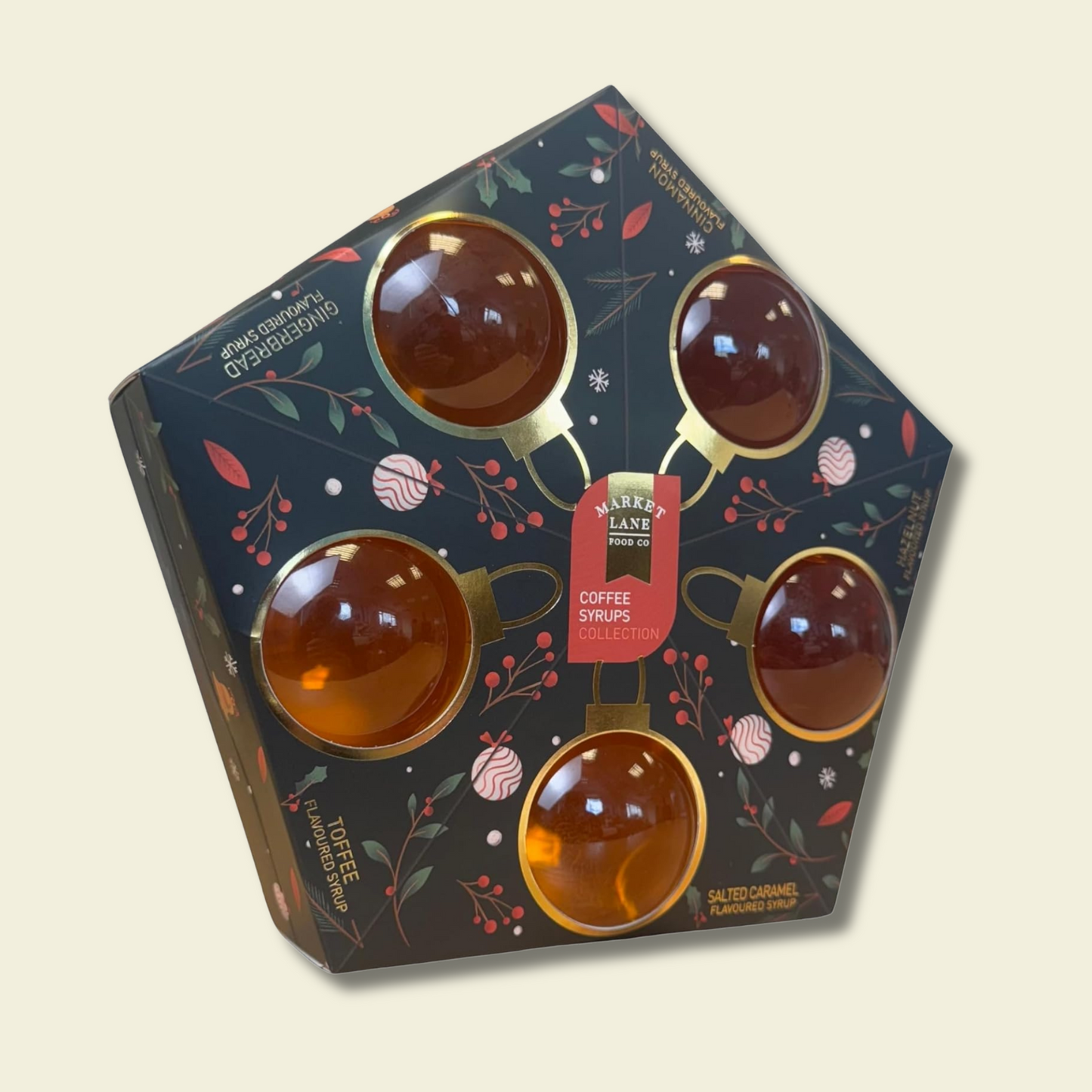 Festive Coffee Syrup Gift Set – 6 Flavoured Syrups
