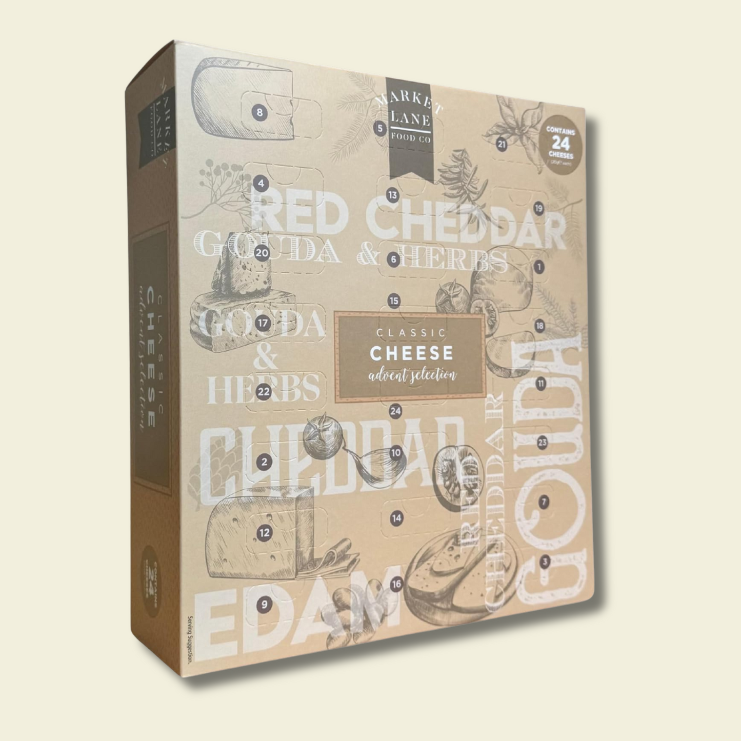 Cheese Advent Calendar – 24 Day Christmas Countdown