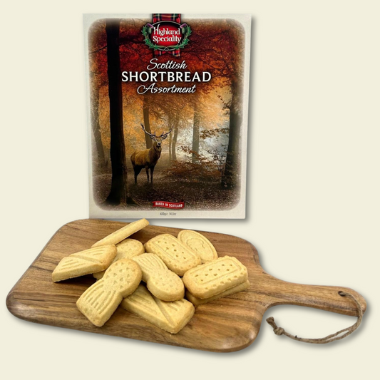 Highland Speciality Scottish Shortbread Assortment 400g – Traditional Butter Biscuits