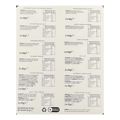 Gourmet Chutney Advent Calendar - Best Moments 24 Mini Jars of Luxury Chutney, Jam & Marmalade Advent Calendar Food Gift Hamper – Unique Christmas Hamper