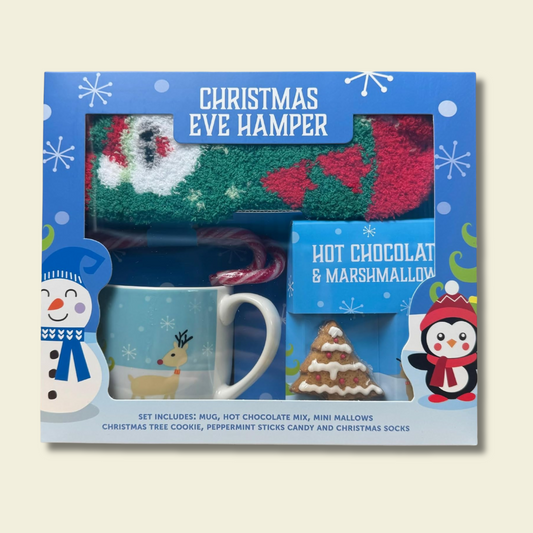 Christmas Eve Hamper – Mug, Hot Chocolate & Cosy Treats