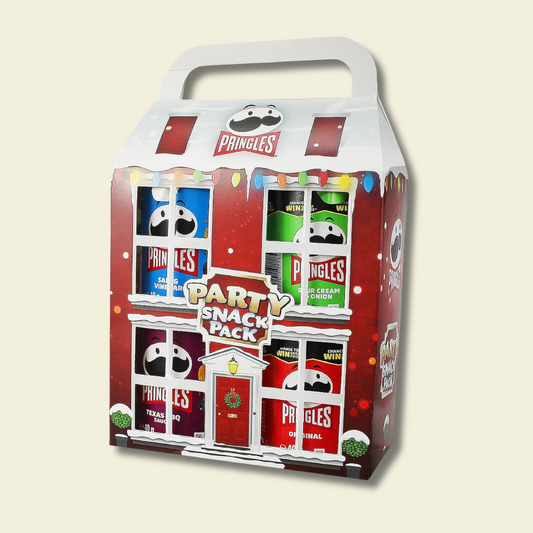 Pringles Festive Party Snack Pack – 4 Tube Gift Set