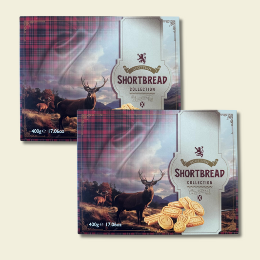Crafted Gift Co. 2-pack of 400g Scottish shortbread gift tins