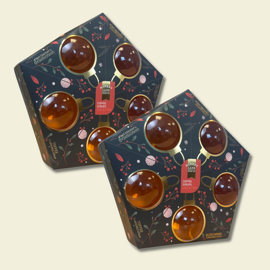 Festive Coffee Syrup Bauble Gift Set – 2 Pack
