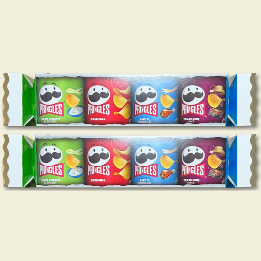 Pringles Christmas Cracker Gift Box – Snack Selection with 4 Flavours - 2 Pack
