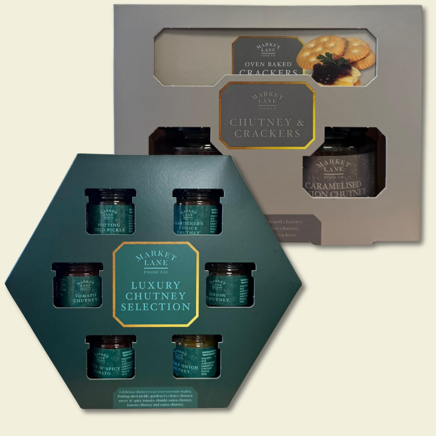 Luxury Chutney & Crackers Gift Set with Chutney Selection – Gourmet Food Hamper