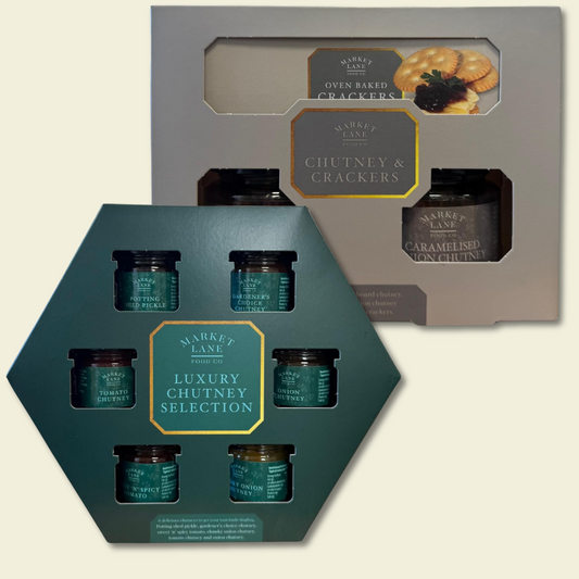 Luxury Chutney & Crackers Gift Set with Chutney Selection – Gourmet Food Hamper