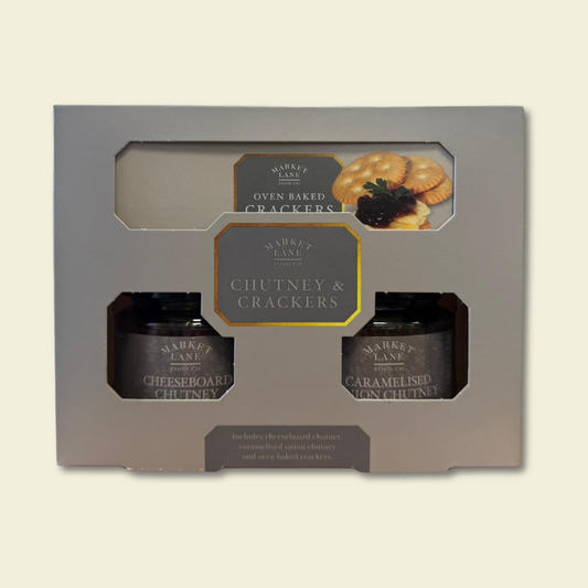 Chutney & Crackers Gift Set – Savoury Cheeseboard Favourites