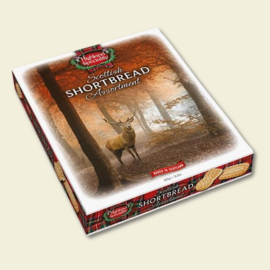Highland Speciality Scottish Shortbread Assortment 400g – Traditional Butter Biscuits