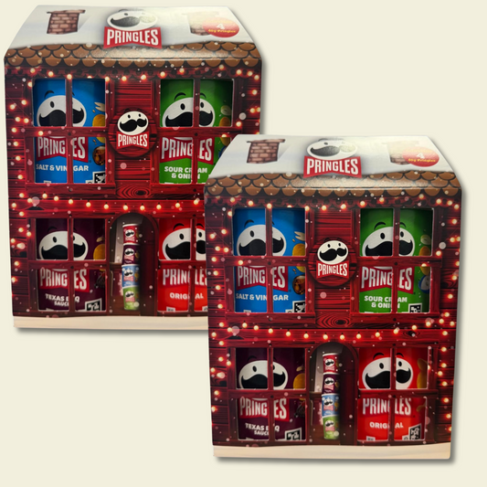 Pringles Festive Party Snack Pack – 4 Tube Gift Set 2 Pack